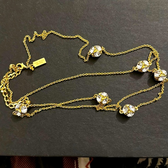 Kate Spade crystal globe necklace 16” - Picture 1 of 3